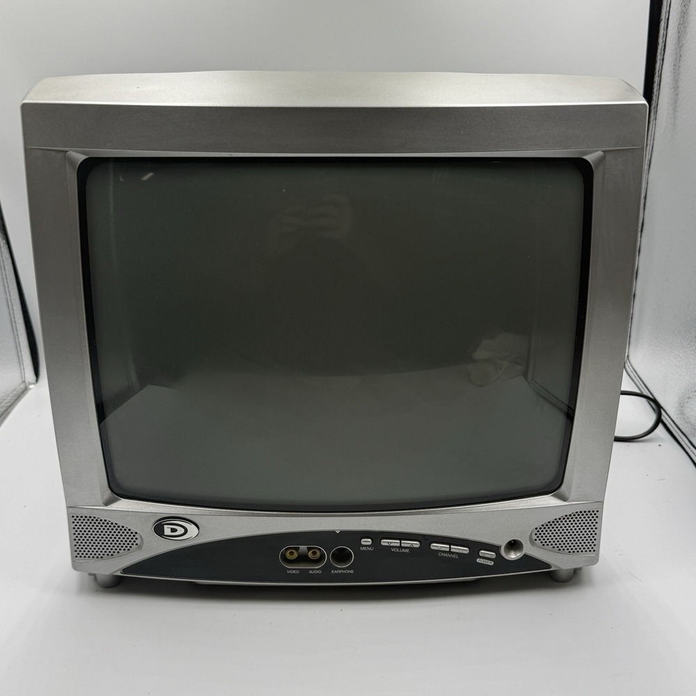 Durabrand DWT1304 13" CRT Television For Retro Gaming, Tested, No Remote